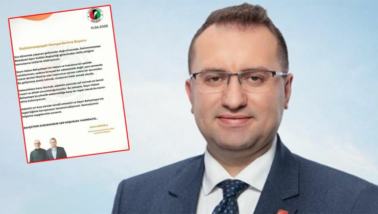 Selim Köroğlu, 'tutuklamalar haksız' dedi, başkanlıktan istifa etti