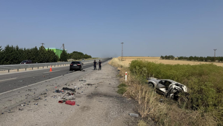 Edirne'de iki araç çarpıştı: 1 ölü, 1 yaralı