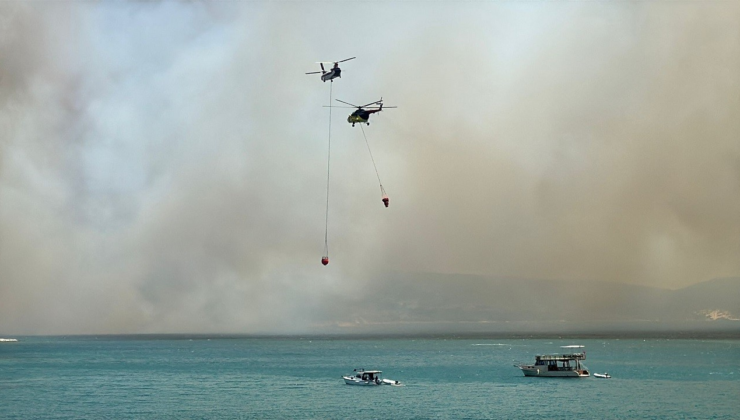 İzmir'de orman yangını! Müdahale sürüyor