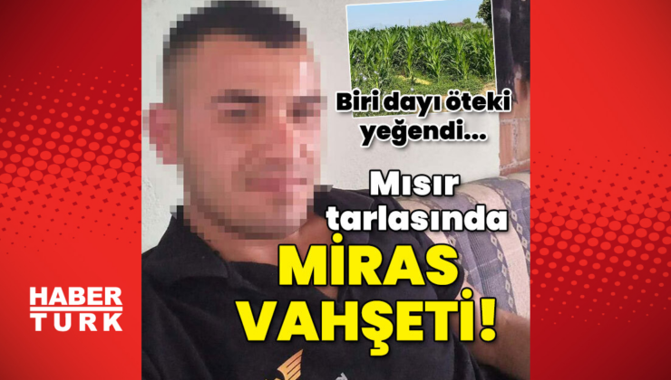 Dayı ile yeğenin 'kanlı miras' kavgası!
