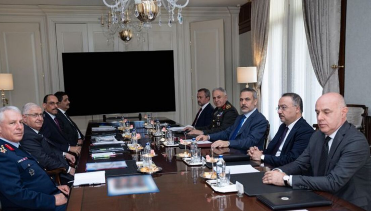 Dışişleri ve Milli Savunma Bakanı'ndan 'İsrail' zirvesi