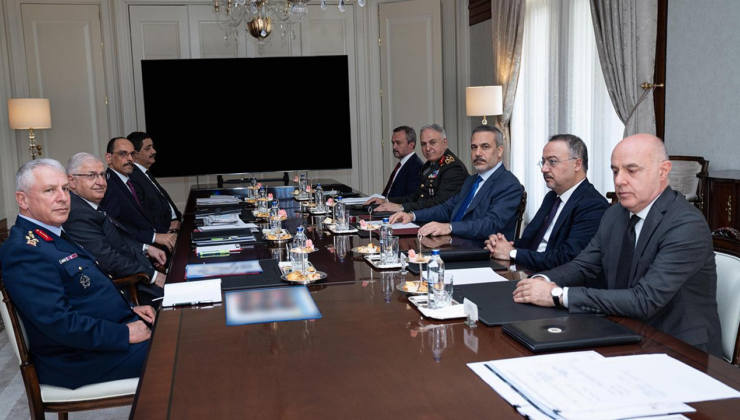 Fidan, Güler, Kalın ve Gürak İsrail saldırılarını görüştü