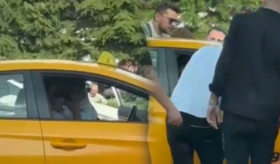 Tartıştığı taksiciyi yumrukladı!