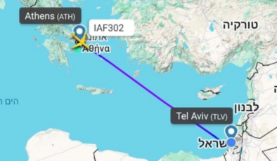 Netanyahu'nun uçağını Yunanistan'a kaçırdılar!