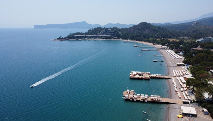 Bodrum ve Kemer sahillerindeki hareketlilik sürüyor