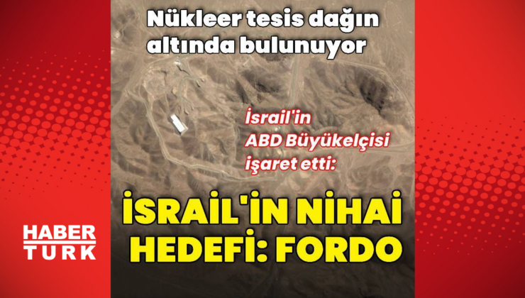 İsrail'den Fordo nükleer tesisi vurgusu