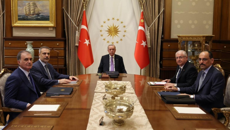 Son dakika: Beştepe'de güvenlik zirvesi