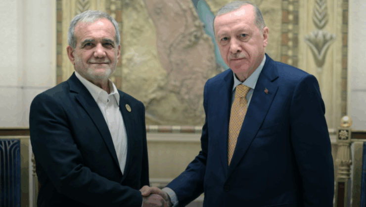 Cumhurbaşkanı Erdoğan, İran Cumhurbaşkanı Pezeşkiyan ile görüştü
