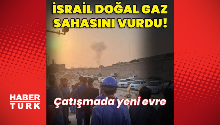 İsrail doğal gaz sahasını vurdu