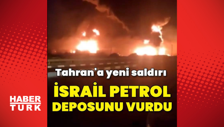 İsrail petrol deposunu vurdu