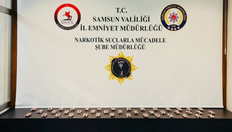 Samsun'da uyuşturucu operasyonu: 1 kişi gözaltına alındı