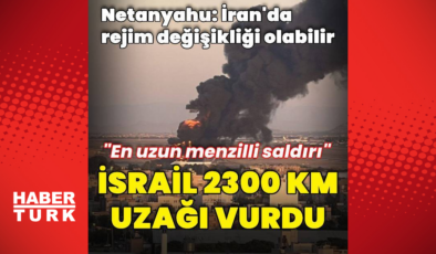İsrail'den uzun menzilli saldırı