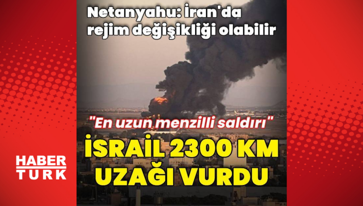 İsrail'den uzun menzilli saldırı