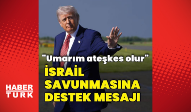 Trump'tan İsrail savunmasına destek