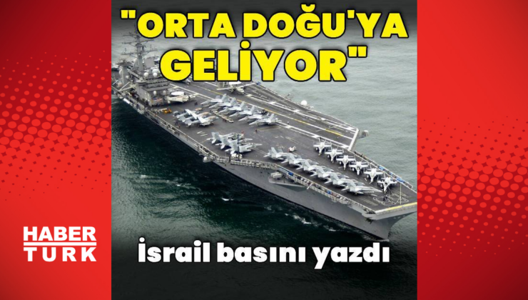 "USS Nimitz Orta Doğu'ya geliyor"