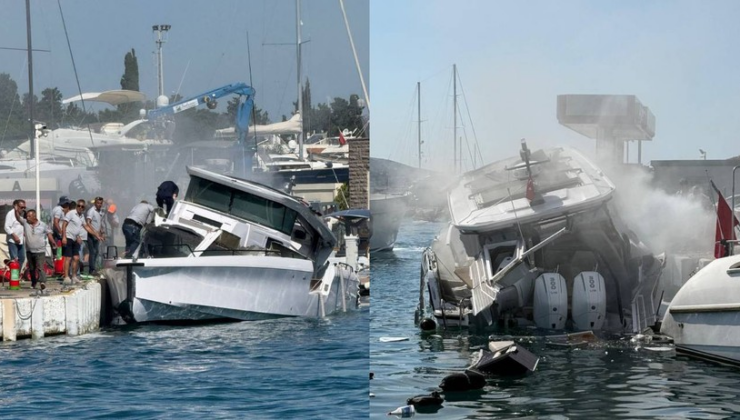 Bodrum'da patlayan lüks teknenin sahibi ünlü iş adamı çıktı