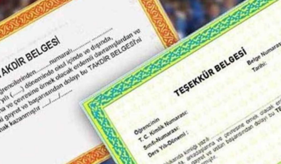 Takdir ve Teşekkür hesaplama… İlkokul, ortaokul, lise takdir, teşekkür nasıl hesaplanır?