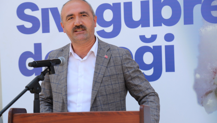 Don mağduru üreticiye sıvı gübre desteği