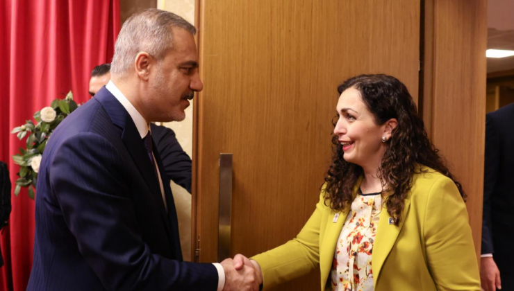 Bakan Fidan, Kosova Cumhurbaşkanı Osmani ile görüştü