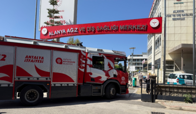 Ağız ve diş sağlığı merkezinde yangın