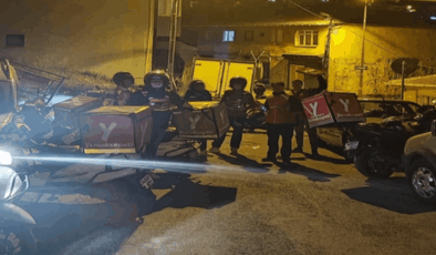 Onlarca sipariş verip kuryeleri kapıya yığdı; kim olduğu bulunamadı
