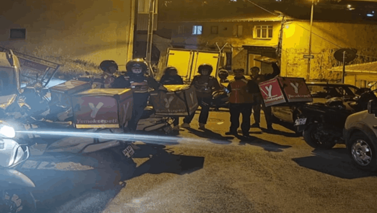 Onlarca sipariş verip kuryeleri kapıya yığdı; kim olduğu bulunamadı