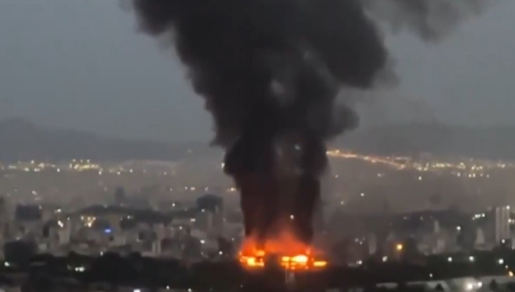 Son dakika: Tahran'da şiddetli patlamalar