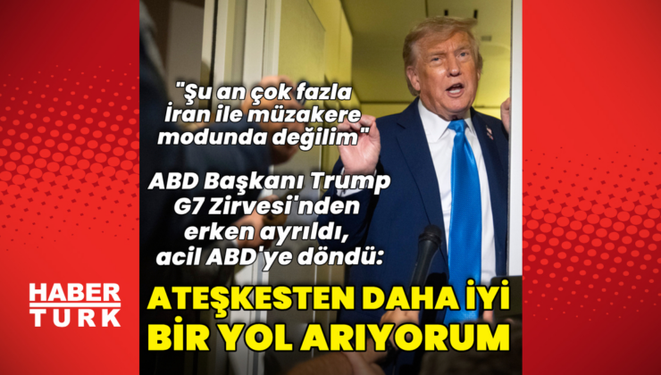Trump: Ateşkesten daha iyi bir yol arıyorum