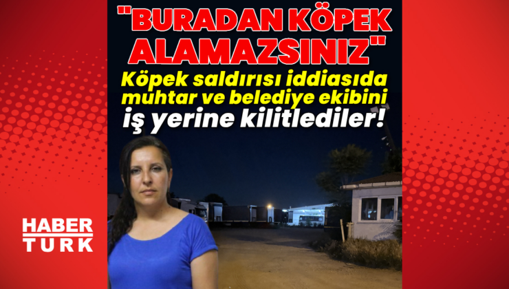 Muhtar ve belediye ekibini iş yerine kilitlediler!