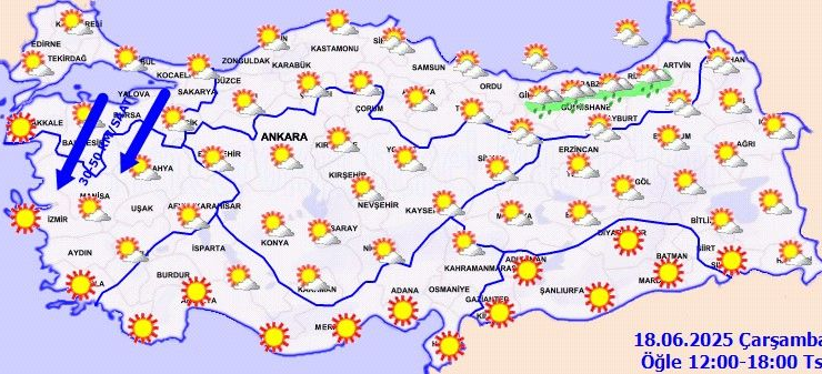 Marmara ve Kuzey Ege için fırtına uyarısı