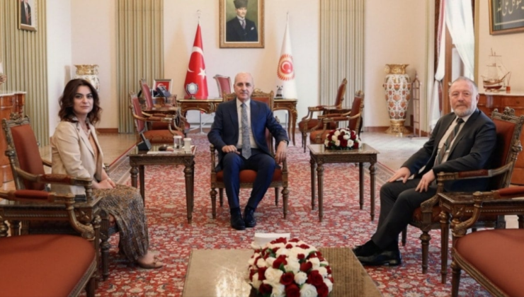 DEM Parti'den TBMM Başkanı Kurtulmuş'a ziyaret