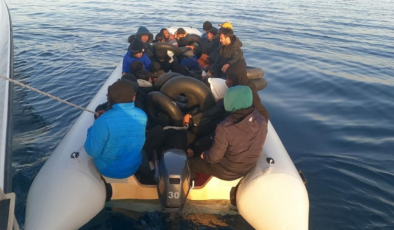 Çanakkale açıklarında 37 düzensiz göçmen yakalandı