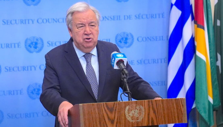 Guterres: Derin endişe duyuyorum