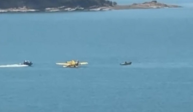 Adana'da yangın söndürme uçağı düştü, 2 pilot yaralandı