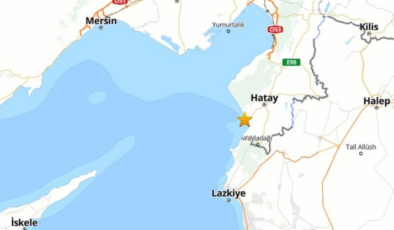 Son dakika: Hatay'da korkutan deprem