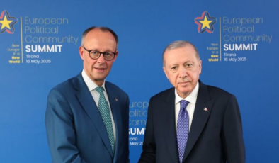 Cumhurbaşkanı Erdoğan, Almanya başbakanıyla görüştü