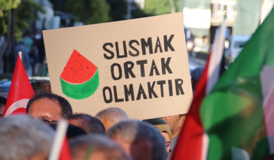 Filistin için yürüyen Elazığ'a AKP ve MHP sırtını döndü!