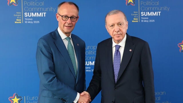 Cumhurbaşkanı Erdoğan, Alman Şansölyesi'yle İran – İsrail savaşını konuştu