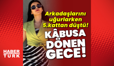 Arkadaşlarını uğurlarken 5.kattan düştü!