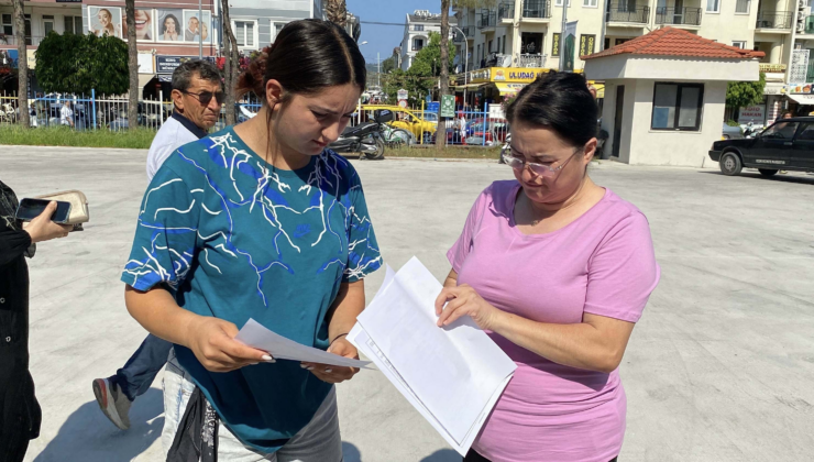 Fethiye’de anne-kız aynı sınavda ter döktü