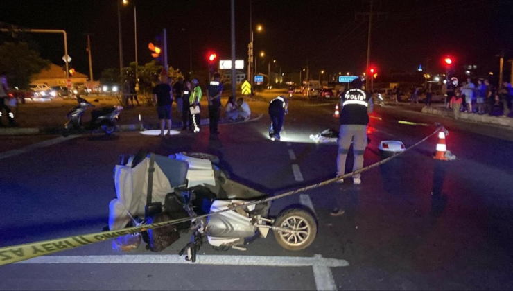 Tır ile çarpışan elektrikli bisiklet sürücüsü hayatını kaybetti