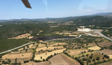 Balıkesir'de orman yangını kontrol altına alındı