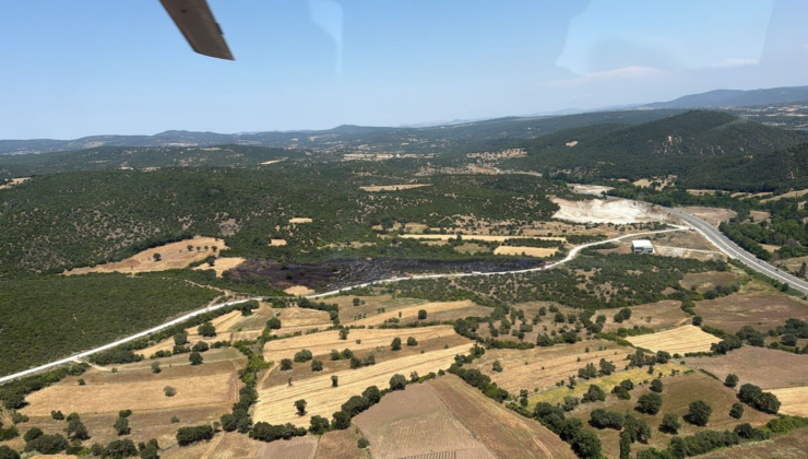 Balıkesir'de orman yangını kontrol altına alındı