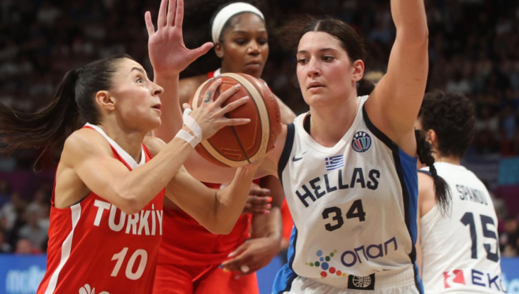 A Milli Kadın Basketbol Takımı Avrupa Şampiyonası'nda çeyrek finale yükseldi