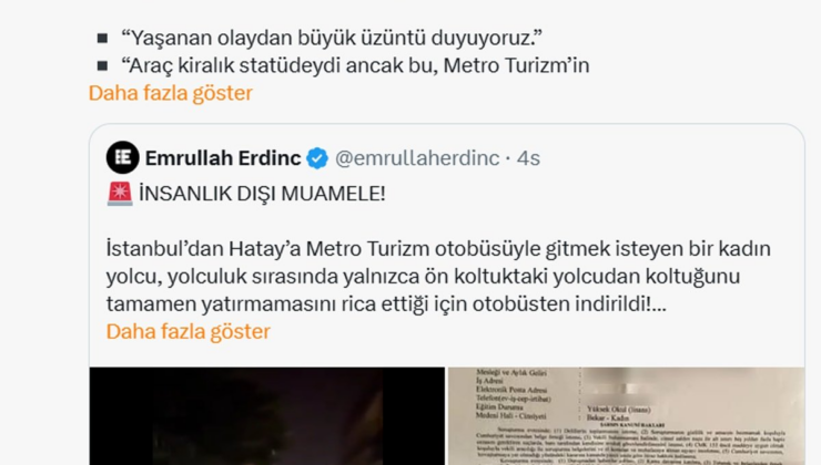 Yolcu otobüsünde skandal görüntüler: Kadın yolcuyu otobanda indirip darbettiler