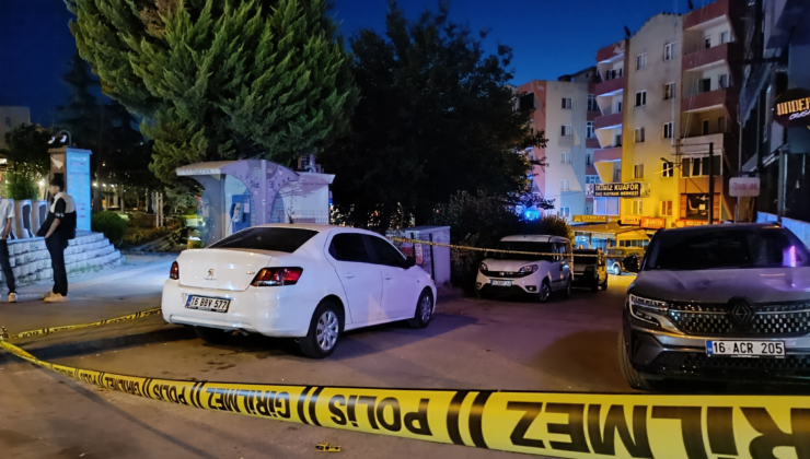 Park halindeki otomobili kurşunladılar