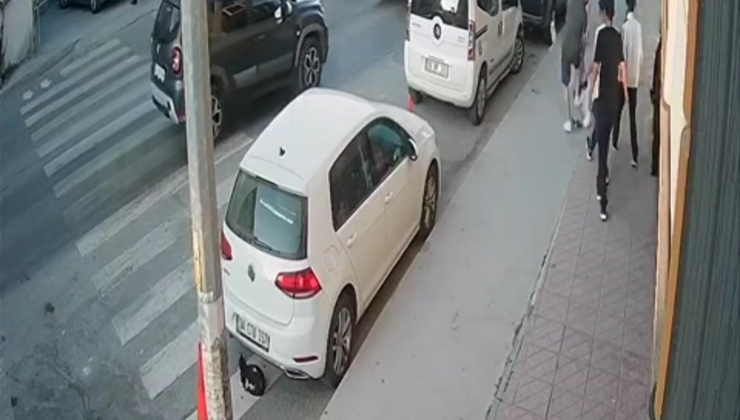 İş yerine minibüsle daldılar, 2 kişiye saldırdılar