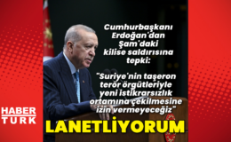 Cumhurbaşkanı Erdoğan'dan Şam'daki kilise saldırısına tepki: Lanetliyorum