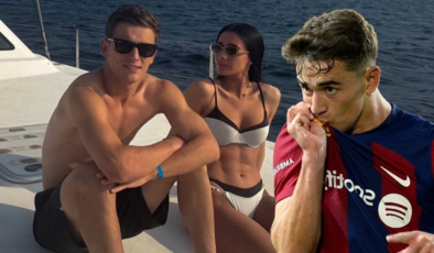 Yıldız futbolcu uğruna prensesi reddettiği sevgilisiyle tatilde