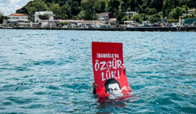 Adalar Büyükşehir Belediye Başkanı'ndan dikkat çeken İmamoğlu eylemi
